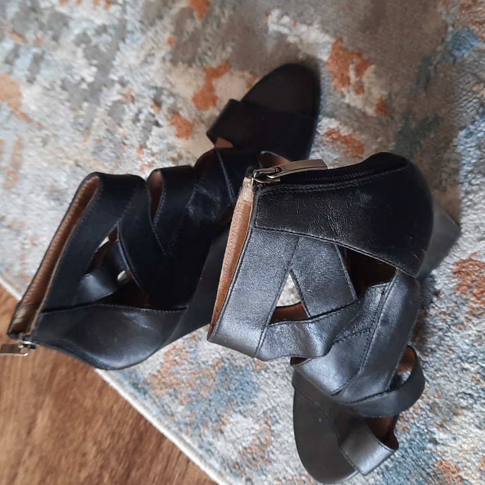 Aldo women's Black Sandal Wedge
